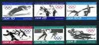 JO / JEUX OLYMPIQUES / SAPPORO   1972 /  SKI / PATINAGE /TIMBRE ALLEMAGNE - Inverno1972: Sapporo