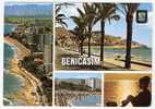 BENICASIM (Castellon) Vista General Y Paseo De Las Villas ; Playa ; Puesta Del Sol ; 1976 ;B/ TB - Castellón