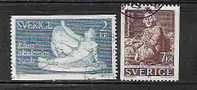 SWEDEN - KONSTAKADEMIEN -  Yvert # 1329/30 - VF USED - Gebraucht