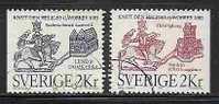 SWEDEN  -  Yvert # 1322/3 -  VF USED - Oblitérés