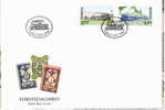 N Norwegen 1996 Mi 1213-14 FDC Eisenbahn - FDC