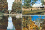 AUSTRALIA : 1985 : Post.Stat. : GEOLOGY,GAP,MONTAGNE,MOUNTAINS,ROCHER,ROCS,REFLECTION,ALICE SPRINGS, - Interi Postali