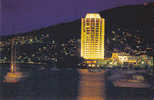 AUSTRALIA : 1985 : Post.Stat. : HOBART CASINO,NIGHT,LIGHT,ILLUMINATION,SKYSCRAPER,NAVIGATION,SAILING BOATS, - Interi Postali