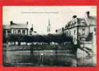 MOULINS LA MARCHE PLACE DE L ABREUVOIR CLOCHER EGLISE CARTE EN BON ETAT - Moulins La Marche