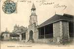 32 - GERS - MIRANDE - LA HALLE Du MARCHE Et La CATHEDRALE - CLICHE 1900 DOS SIMPLE - Mirande