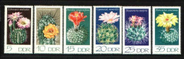 Allemagne Democratique DDR 1602/7** Cactus - Plantes Grasses - Serie Complete - Sukkulenten