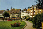 Carte Postale 67. Wissembourg  Parc Et Quai Anselmann  Trés Beau Plan - Wissembourg