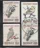 SWEDEN - FAUNA - BIRDS - Yvert # 1289/92 - VF USED - Picchio & Uccelli Scalatori