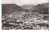 CPSM Dentelé Noir Et Blanc: ALBERTVILLE Vue Générale Aérienne - Albertville