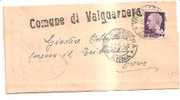 3814)lettera Con 1£ Imperiale S.F. Da Valguarnera A Enna Il 22-5-1945 - Marcophilie