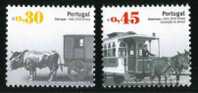 Série De 5 Timbres Gommés Du Portugal "Evolution Des Transports Urbains" - Tranvie