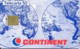 F 696A  CONTINENT    50u  Puce GEM1B  De10/92    Cote 32 Euros !!! - 1992