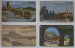 TEMPS PASSE ( Jersey Islands Set Of 4.cards ) Horse Cheval Caballo Cab Coach Carriage Carrosse Photographer Photographe - Jersey Et Guernesey