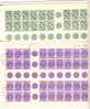 E231 - ISRAEL Yv N°190f+192f FUEILLE ENTIER  ( Registered Shipment Only ) - Blocks & Sheetlets