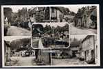 Real Photo Multiview Postcard Castle Combe Village West & Main Street Stream & Bridge Wiltshire - Ref A89 - Andere & Zonder Classificatie