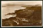 Aerial Real Photo Postcard Inveraray Castle & Loch Fyne Argyll Scotland - Ref A89 - Argyllshire