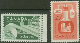 CANADA..1956..Michel # 309-310...MLH. - Unused Stamps