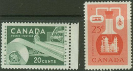 CANADA..1956..Michel # 309-310...MLH. - Ongebruikt