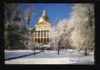 The State House In Winter On The Freedom Trail, Boston, Massachusetts - Boston