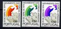 Portugal ** N° 1246 à 1248 - Mouvement Des Forces Armées Du 25/04/74 - Ongebruikt
