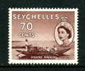 Seychelles   1954   70c  Purple Brown - Seychelles (1976-...)