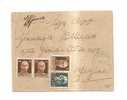 3826)lettera Con 3x30c Imperiale S.F. + 15c Imperiale Da Barrafranca A Ganzina Il 9-2-1945 - Marcophilia