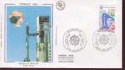 FDC . 1er Jour Ariane EUROPA 1991 - Europe