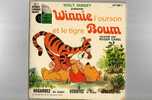 Livre Disque  45t   Winnie L´ourson Et Le Tigre Boum - Disney