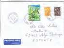 GOOD Postal Cover FRANCE To ESTONIA 2008 - Nice Stamped: Iguane ; Marianne - Lettres & Documents