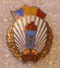 UCFS  -  ROMANIA  OLD ENAMEL - EMAIL BADGE ( Old Romanie Sport Badge ) * Athletics - Athletisme - Atletica - Athlétisme