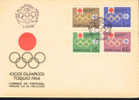 Jeux Olympiques 1964 Tokyo  Portugal FDC - Zomer 1964: Tokyo