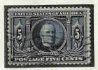 USA, 1904, LOUISANA EXHIBITION ST LOUIS  YT 162, MI 157 @  MCKINLEY - Gebruikt