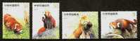 2007 TAIWAN Cute Animal - Lesser Panda 4V+MS - Unused Stamps