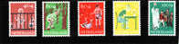 Pays-Bas Yv.no.712/6 Neufs** - Unused Stamps