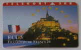 FRANCAISE FRANCS ( Denmark Rare Card ) France Money * French Francs - Castle - Chateau * Flag Drapeau Bandera Flags - Cultural