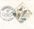 Jeux Olympiques 1980 Monaco FDC  Volley-ball  Pallavolo - Pallavolo