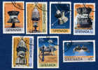 Grenada 1976, Missions Spatiales De Viking Et Hélios Sur Mars; Y&T N°0702-08 (0) - Amérique Du Sud