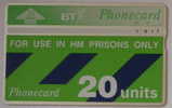 FOR USE IN HM PRISONS ONLY  ( England ) ** 20. Units - Prisons