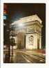 Paris: Arc De Triomphe, La Nuit (08-1052) - Arrondissement: 17