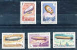 RUSSIA 1991  STORIA DELL´AERONATICA, I DIRIGIBILI. SERIE COMPLETA IN QUARTINE. MNH** - Zeppelin