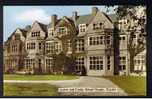 Postcard Mini Car Outside Laxton & Crosby School Houses Oundle Northampton Northamptonshire - Ref A98 - Northamptonshire