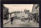 60 BRETEUIL Place De L'Hotel De Ville, Rue D'Amiens, Animée, Hotel Du Commerce, Ed Cartoux 14, 191? - Breteuil