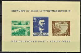 Germany / Berlin - Ausstellungsblock Bephila 1957 / Exhibition Block Bephila 1957 (p001) - Blocs