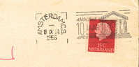 1956 Pays Bas Unesco Sur Lettre - UNESCO