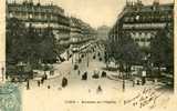 75 PARIS Avenue De L'Opéra  Joli Plan Animé  Précurseur  1903 - Paris (02)