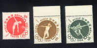 Jeux Olympiques 1964 Tokyo  Japon  ** Never Hinged   Plongeon, Athlétisme, Lutte - Ete 1964: Tokyo