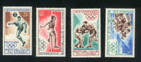 Jeux  Olympiques 1968 Mexico  Congo ** Never Hinged Boxe, Athlétisme, Football - Zomer 1968: Mexico-City