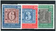 ALLEMAGNE BIZONE: TP N° 76/81 ** - Unused Stamps
