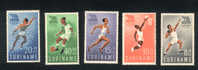 Jeux Olympiques 1960  Suriname  **   Never Hinged TB  Athlétisme, Basket, Football, Natation - Estate 1960: Roma