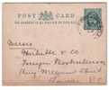 GRANDE BRETAGNE - ENTIER POSTAL 1902 - Material Postal